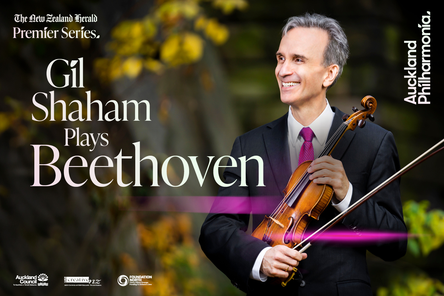 Auckland Philharmonia | NZ Herald Premier Series: Gil Shaham Plays Beethoven
