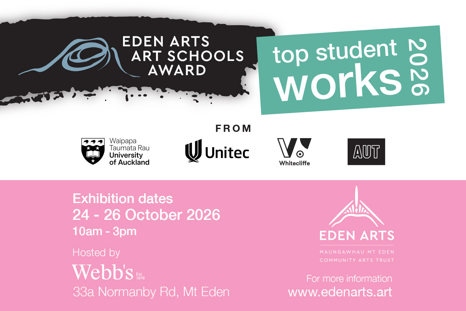 Eden Arts Art Schools Award 2026