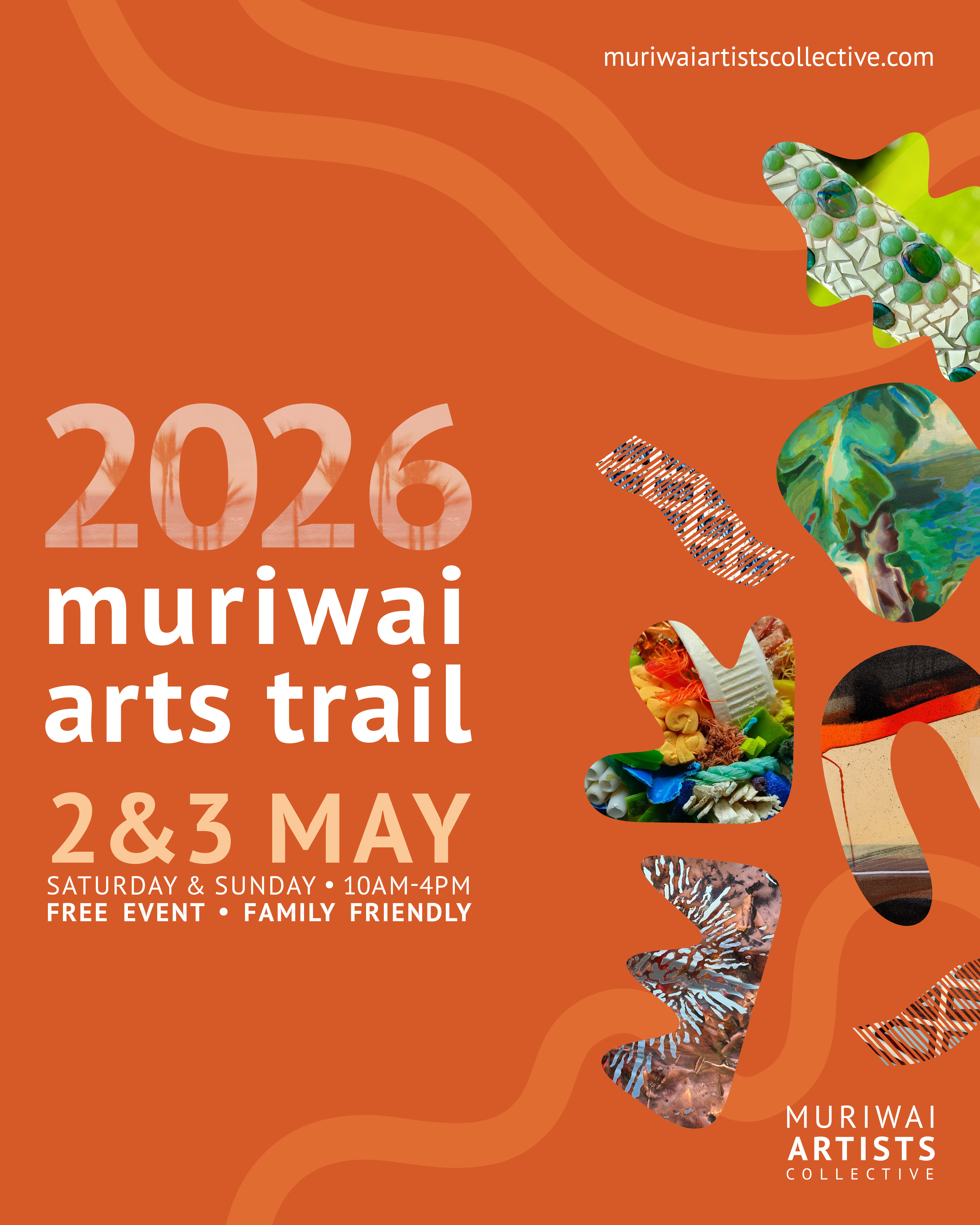 Muriwai Artists Collective Open Studios and Art Trail 2026